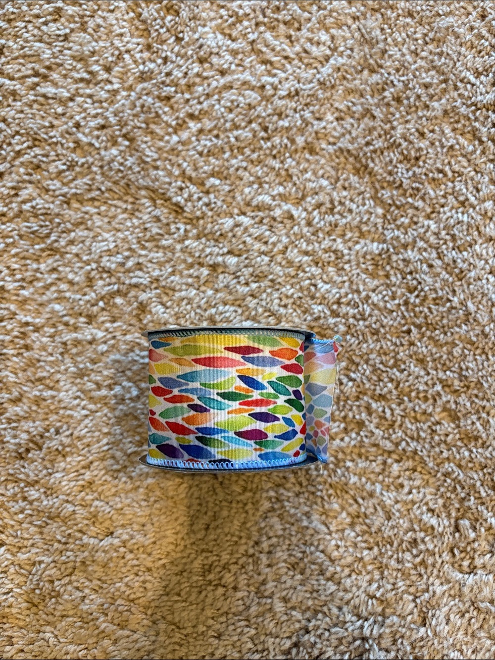 Multicolor Wired Ribbon